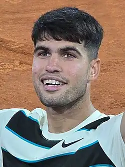 Carlos Alcaraz, 2026 men's singles champion.