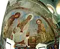 Deesis, affresco dell'abide, XII secolo