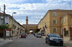 The modern town