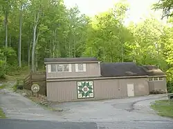 Former Ranger station, now storage and laundry, midway between Visitor Center and Lodge