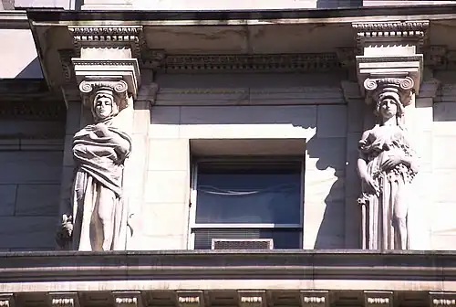 Thomas Shields Clarke's statue "Caryatides of the Seasons"
