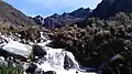 Waterfall at the base of Humboldt Peak