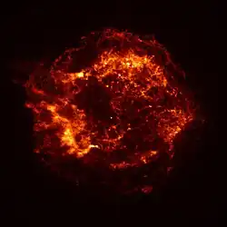 Cassiopeia A was the first light image of the Chandra X-ray Observatory