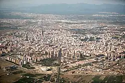 Aerial view of Castellón