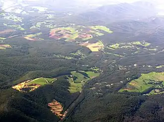 Aerial view from north