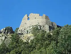 Ruins of the Ventimiglia Castle in Geraci Siculo