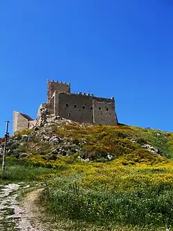 The Chiaramonte castle at Palma di Montechiaro, built to guard the coast and inland estates.
