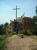 Remains of the castle on muntanya de la patà