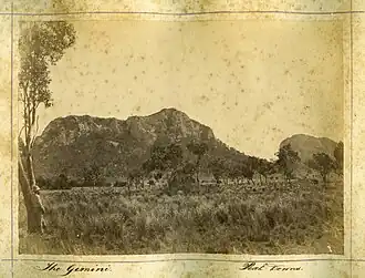 Castor and Pollux, the Gemini Mountains