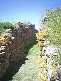 An access corridor between the individual sections of the site]]