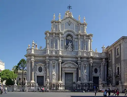 The façade