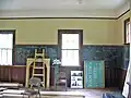 Work underway inside.