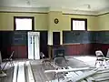 Cataumet Schoolhouse interior while under renovation in 1983. Labor and materials were all donated.