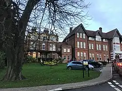 The Headmaster's Garden in 2020, with the Caterham parterre.
