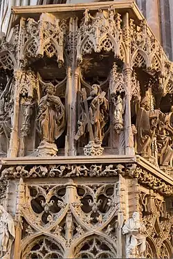 Detail of the pulpit
