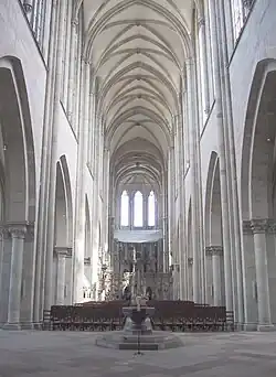 Image 14 Cathedral of Magdeburg Photo credit: Chris 73 The Cathedral of Magdeburg (known as Magdeburger Dom in German) is the first gothic cathedral in Germany and with a height of 104 m the highest cathedral in Eastern Germany. The current cathedral was constructed over the period of 300 years starting from 1209, and the completion of the steeples took place only in 1520. In 2004 a funding drive for a new organ that was started in 1997 was completed, collecting 2 Million Euro. The new organ has been ordered from a company near Potsdam, constructing a 36 ton instrument with 93 registers and approximately 5000 pipes. The construction is planned to be completed in 2007, and the new organ will hopefully be used for the first time in 2008.