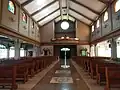 The view of the nave towards the narthex