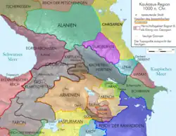 Location of Kakheti-Hereti