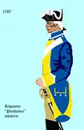 Uniform of the Penthièvre Cavalry from 1767 to 1776
