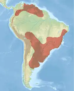 Map of range