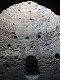 Inside the cella