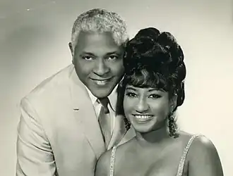 Knight with his wife Celia Cruz, c. 1962