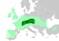 Image 3The spread of archaeological cultures associated with the Celts in Europe: &nbsp;&nbsp;core Hallstatt territory, by the 6th century BC &nbsp;&nbsp;maximal Celtic expansion, by the 3rd century BC &nbsp;&nbsp;Lusitanian and Vettones' area where Celtic presence has been proposed by Koch and Cunliffe (from History of Slovakia)