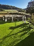 Cemetery in the village