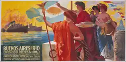 Image 33Poster to promote the Centennial of Argentina (1910) (from Graphic design)