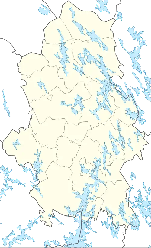 Kuusa is located in Central Finland