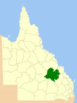 Location within Queensland