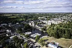 Aerial view of Nort-sur-Erdre