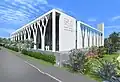 Artist's rendition of the building's exterior, 2011