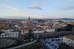 View of the old town of the city