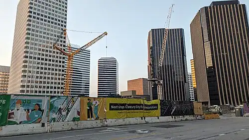 Site of the future Century City station