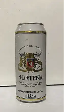 Lata de Cerveza Norteña