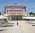 The beach