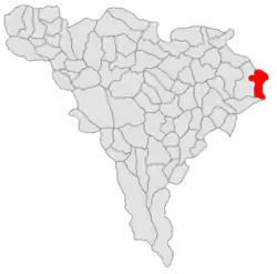 Location in Alba County
