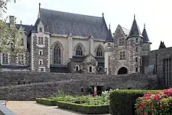The gatehouse seen from the inner courtyard