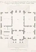 Ground floor of Issy, c.1699, Bullet