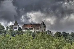 Bailiff's Castle above Surpierre village
