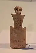 Chalcolithic female figurine, 4500-3500 BCE.