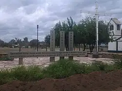 Historical marker telling posterity this military facility was unduly used as a black site by the military junta known as National Reorganization Process.