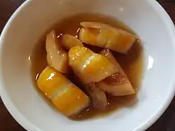 Chamoe-jangajji (pickled Korean melon)