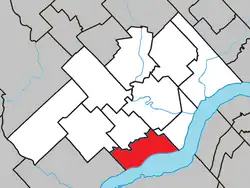 Location within Les Chenaux RCM