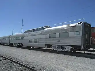Different view of the Santa Fe-Plaza Taos "Dome" Car.