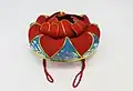 Hanagasa, a coloured hat worn by women when performing a traditional Okinawan dance called Yotsudake.[33]