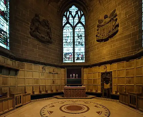 View east from the doorway