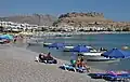 Plage with Feraclos Castle in background