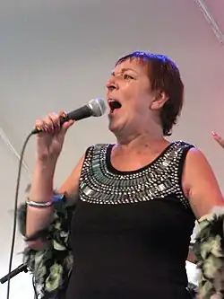 Charity Brown performing at the Kitchener Blues Festival
